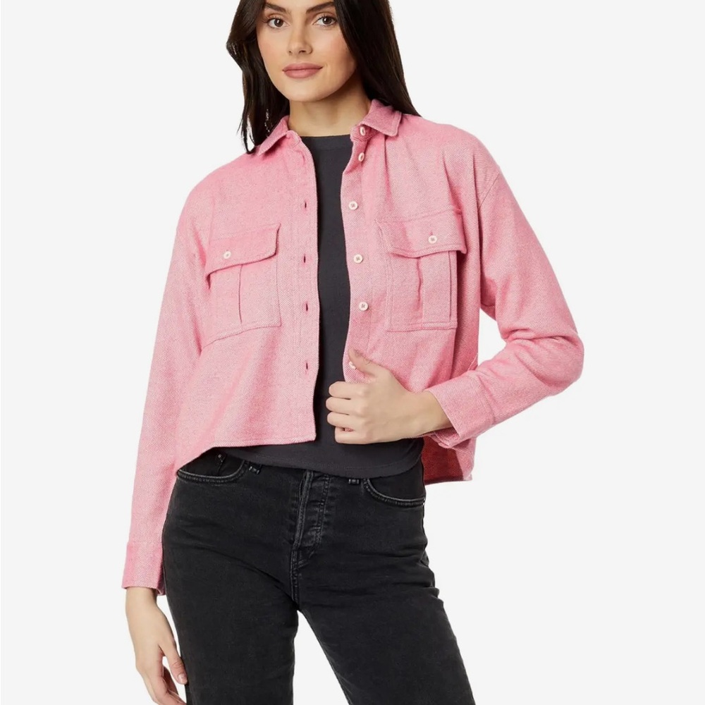 Madewell Flannel Cargo Button-Up Shirt